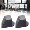 APLVFFZH 2 Pieces Gym Equipment Square End Cover Gym Accessories Fitness Accessories Rubber End Caps Workout Square End Cap, 50x50mm view 2