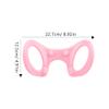 Beaupretty Yoga Ring Yoga Circle Equipment Back Training Tool Neck Pilates Ring Yoga Fitness Ring Massage Stretch Ring Yoga Accessory for Home Gym Exercise, 22.70X12.50X1.50CM, Pink view 2