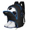 LARIPOP Soccer Backpack Soccer Bag with Ball Holder Shoe Compartment Large Capacity Youth Sports Gear Bag for Basketball Volleyball Gym Training view 1