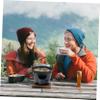 LABRIMP Non-stick Cast Iron Sukiyaki Pot Hot Pot Divider Easy to Clean Outdoor Cooking Family Gathering view 3