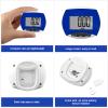 Weewooday Pedometer for Walking Steps and Miles Simple Pedometer Clip on with Large Digital Display Portable LCD Step Counter Bulk Gift for Women Men Adults(Blue,32 Pcs) view 3