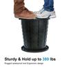 Ann Katy Upgrade XL Retractable Portable Toilet for Adults, Extra Large Portable Travel Floding Toilet, Camping Tall Toilets with Lid for Adults and Kids Compact Potty for Car,Hiking,Beach view 4
