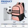 LARIPOP Soccer Backpack Bag with Ball Holder Ventilated Shoe Compartment Large Capacity Youth Sports Gear Bag for Basketball Volleyball Gym view 2