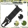 TEHOKARM Tactical Belt Mount T-Mount Clip Bag Hook Hanging Carabiner, MOLLE Webbing Belt Clip (Black 2PCS) view 3