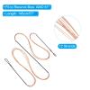 PATIKIL Bow String Replacement,12 Strands Recurve Bowstring for AMO 61" Traditional Recurve Bow, Black Orange view 2
