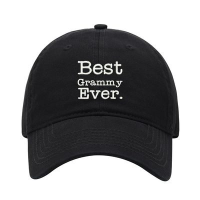 Baseball Cap Men Women Best Grammy Ever Embroidered Unisex Classic Adjustable Strapback Dad Hat (7 1/2,Black)