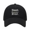 Baseball Cap Men Women Best Grammy Ever Embroidered Unisex Classic Adjustable Strapback Dad Hat (7 1/2,Black) view 1