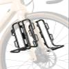 ROCKBROS Front Bike Rack Aluminum Alloy Luggage Touring Carrier Racks 6.6lbs Capacity Cycling Equipment Mountain Road Bike Cargo Rack, black, H101*2-YXUS view 1