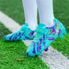 DISRATEBLU Kids Soccer Shoes Boys Football Cleats Professional Athletic Outdoor Trainning Football Shoes Youth Girl Turf Soccer Cleats view 2