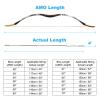 PATIKIL Bow String Replacement,12 Strands Recurve Bowstring for AMO 61" Traditional Recurve Bow, Black view 4
