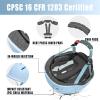 CELOID Kids Helmet,Baby Bike Helmets for Ages 8-10-16 Years Boys Girls,Adjustable Multi-Sport Cycling Skateboard Roller Skat Scooter Rollerblade Balance Skateboarding Helmet,SkyBlue view 4