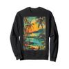 Vintage Hawaii Tropical Nature Art Nostalgic Graphic Sweatshirt view 1