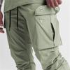 Mens Casual Joggers Pants with Zipper Pockets Multi-Pocket Drawstring Sweatpants Workout Running Cargo Trousers (Green,Medium) view 4