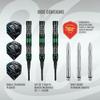 Shot! Darts AI Cyberpunk 90% Tungsten Pro Throwing Darts Soft Tip Set | Professional Soft Tip Darts Set for Electronic Dartboard | Made in New Zealand view 3