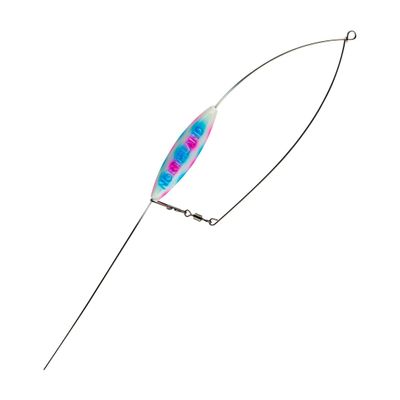 Northland Fishing Tackle Rock Runner Bottom Bouncer - Ultimate Trolling Wire Sinker for Walleye Fishing, Super-Glo Wonderbread, 3/4 Oz