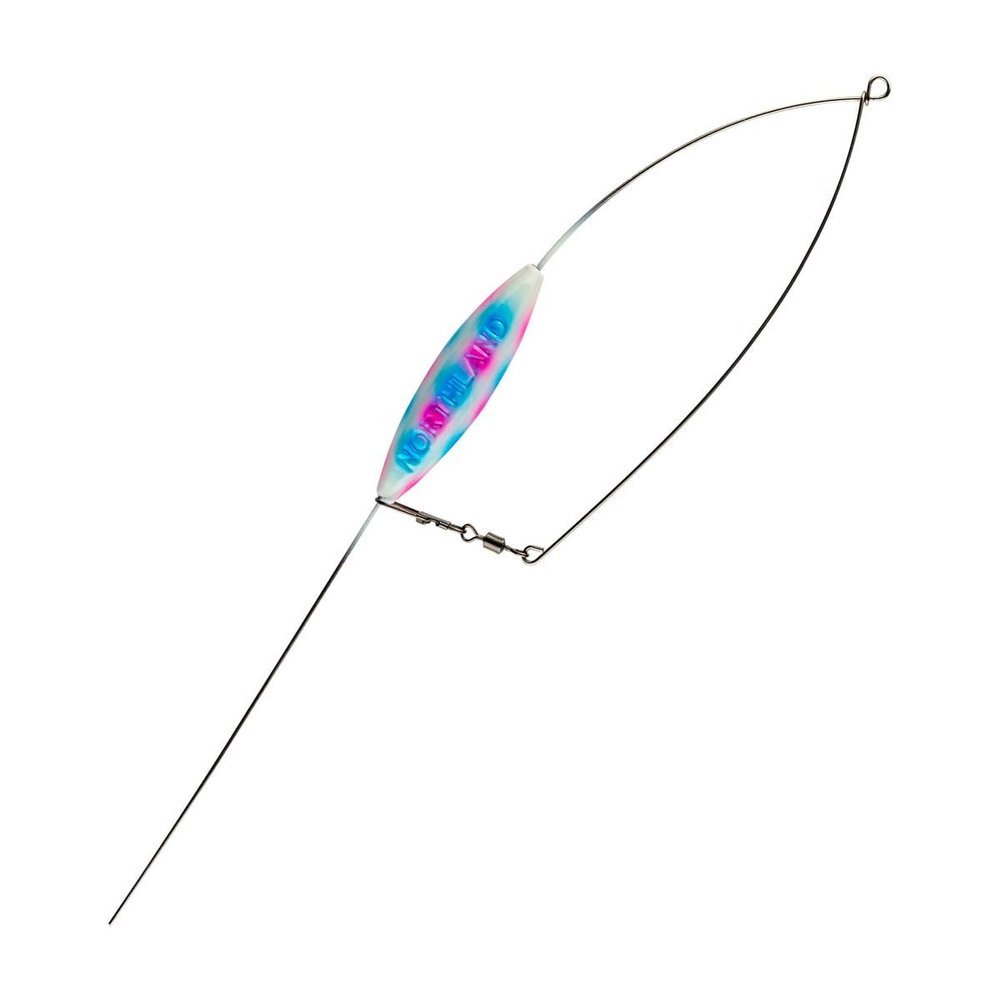 Northland Fishing Tackle Rock Runner Bottom Bouncer - Ultimate Trolling Wire Sinker for Walleye Fishing, Super-Glo Wonderbread, 3/4 Oz