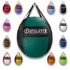 OutSlayer Wrecking Ball Heavy Bag 70 Lb - Boxing, MMA, Muay Thai Training - Custom Colors - Unfilled/Soft/Filled - USA Made (Dark Green/Black, Soft Filled) view 1