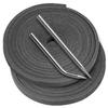 Baseball Glove Lace, Mitt Lace Repair Kit Softball 2 Leather Laces and 2 Lacing Needles for Catcher's Glove (Gray) view 1