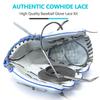 Baseball Glove Lace, Mitt Lace Repair Kit Softball 2 Leather Laces and 2 Lacing Needles for Catcher's Glove (Gray) view 4