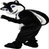 Eamior Black Raccoon Mascot Costume Adult Size for Men & Women with Built-in Fan Inside the Head view 4