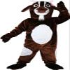 Brown Goat Sheep Mascot Costume Adult Size for Men & Women with Built-in Fan Inside the Head view 1