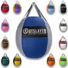 OutSlayer Wrecking Ball Heavy Bag 70 Lb - Boxing, MMA, Muay Thai Training - Custom Colors - Unfilled/Soft/Filled - USA Made (Dark Blue/Gray, Unfilled) view 1