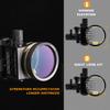 LWANO M2 Cpmpound Bow Sight - 5 Pin Archery Sight Short/Long Bar, Tool Less Windage & Elevation Adjustability, with 2X Magnification Sight Lens Kit view 4