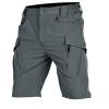 Mens Tactical Hiking Shorts Outdoor Cargo Shorts, Lightweight Wear-Resistant Breathable Fishing Cargo Pocket Shorts Gray view 4
