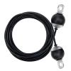 Anglekai 275In Home Gym Replacement Cable, Fix Fitness Pulley Cable with 2 Gravity Ball 5mm Gym Pulley Cable for Exercise Machine Cable Replacement (275in)