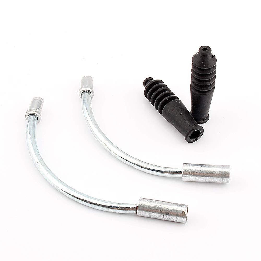 Alomejor 110 Degrees Bend V Brake Noodles Cable, Tube with Plastic Catheter for Protect Brake Line