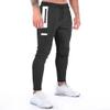 Maiyifu-GJ Men's Slim Joggers Sweatpants Casual Athletic Sweatpants with Zipper Pockets Drawstring Elastic Waist Trousers (Black,Large) view 3