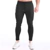 Maiyifu-GJ Men's Slim Joggers Sweatpants Casual Athletic Sweatpants with Zipper Pockets Drawstring Elastic Waist Trousers (Black,Large) view 4