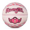 Kuangmi Pink Series Basketball, Premium Design Printed Outdoor & Indoor Basketball, Official Size 7,29.5,Men's Teenager Gift(Wings of Love) view 1