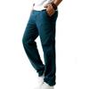 Maiyifu-GJ Cotton Linen Joggers Pants for Men Summer Casual Drawstring Sweatpants Loose Fit Running Workout Trousers (Blue,Medium) view 2