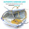 Baseball Glove Lace, Mitt Lace Repair Kit Softball 2 Leather Laces and 2 Lacing Needles for Catcher's Glove (Yellow) view 4