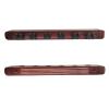 MoyanSuper Pool Cue Rack Wall Mounted Rack Billiard/Pool Cue Wall Rack Cue Rest Cue Stick Holder (Burgundy / 6 Cues) view 4