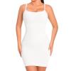 Anygirl Shapewear Slip for Under Dresses Tummy Control V Neck Body Shaper Seamless Full Slip Under Dress Cami Slips view 1