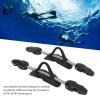 2pcs Scuba Diving Fin Spring Heel Strap,Diving Fin Strap Adjustable Quick Release Buckle Universal Scuba Diving Fin Spring Heel Strap Replacement B Buckle (1+A) view 3