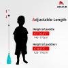 Abahub Kids SUP Paddle - 3 Piece Adjustable Stand Up Paddle Board Paddles 55" - 70",Durable, Lightweight & Floating Paddleboard Oar,Teal view 3