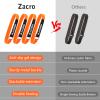 Zacro Bike Rack Straps, 4 PCS Adjustable Bike Wheel Strap with Upgraded Gel Grip & Stonger Metal Buckle, 24/31.5 Inches Anti-Slip Bicycle Tire Stabilizer Strap (Black) view 2