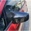 Compatible For Nissan Tiida Hatchback 2004-2010 Car Rearview Side Mirror Cover Wing Cap Sticker Exterior Door Rear View Case Trim Carbon view 2