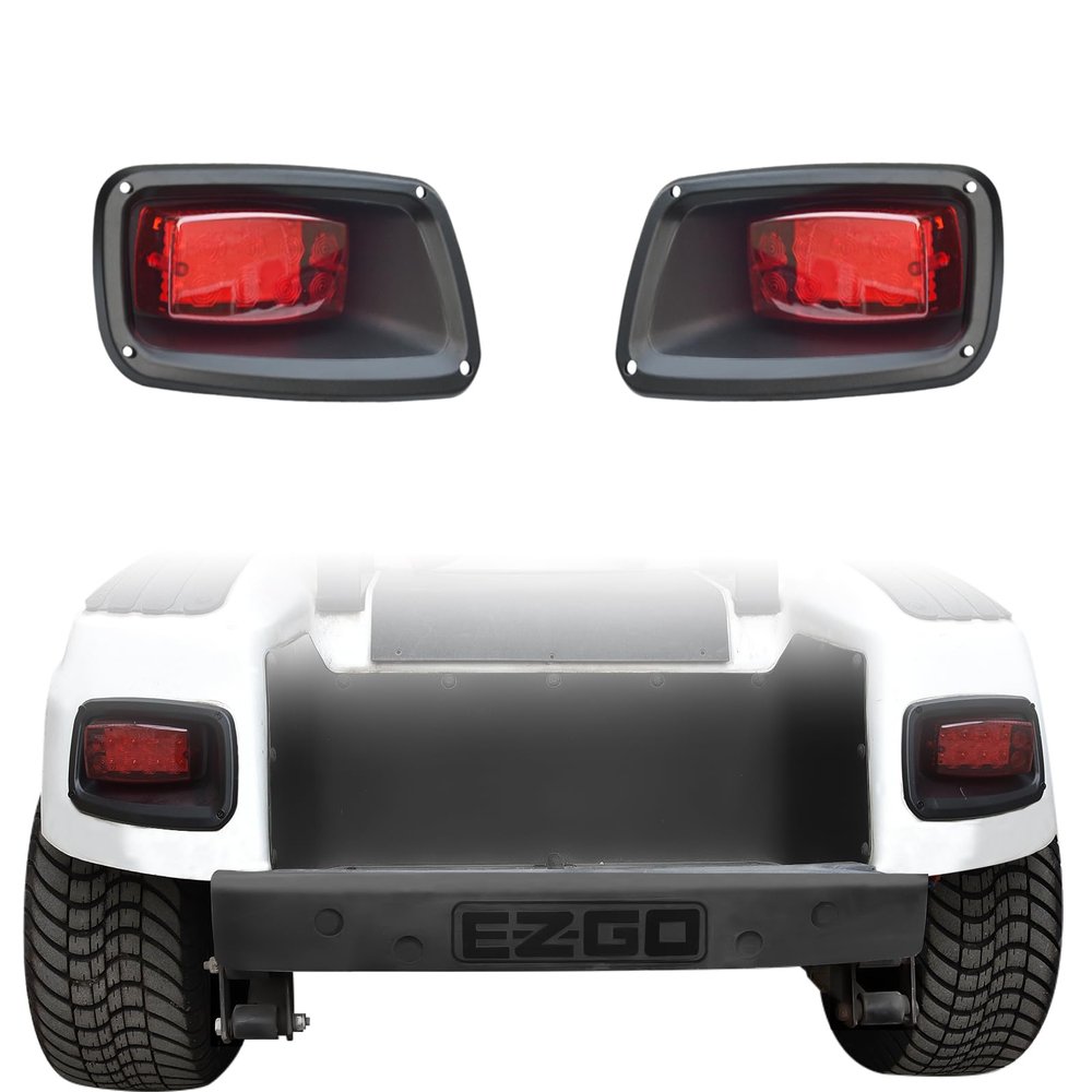 Orle Oko Golf Cart TXT LED Tail Light Kit Compatible with EZGO TXT Led Light 1996-2013 Gas and Electric Rear Replace 12V Light Kit Assembly For EZGO TXT Gas and Electric