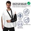 Post Shoulder Surgery Shirts for Men Tearaway Recovery Long Sleeve Shirt Women Full Open Side Snap Chemo Dialysis Adaptive Clothing White 2XL view 2