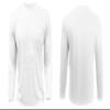 Post Shoulder Surgery Shirts for Men Tearaway Recovery Long Sleeve Shirt Women Full Open Side Snap Chemo Dialysis Adaptive Clothing White 2XL view 4