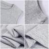 Custom Mens Quick Dry Workout Tank Top Gym Muscle Tee Causal Sleeveless T Shirt Gray view 3