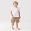 GFQLONG Toddler Boys 3 Pack Cotton Sport Jogger Shorts,Kids Summer Solid Active Short Pants, Green+Lightblue+Khaki, 2-3T view 2