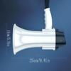 YMPFDGPW Megaphone Handheld Portable Megaphone Speaker Loudspeaker Adjustable Vol Control Portable Foldable Handheld Bullhorn for Coaches Referee Bullhorn view 2