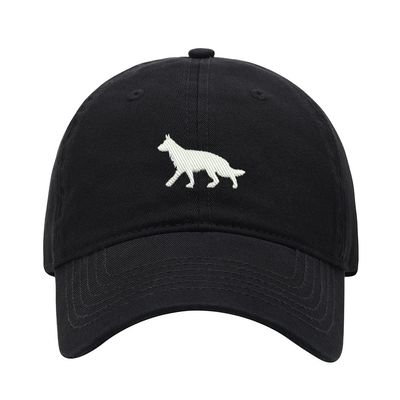 Baseball Cap Men Women German Shepherd Dog Embroidered Unisex Classic Adjustable Strapback Dad Hat (7 1/2,Black)