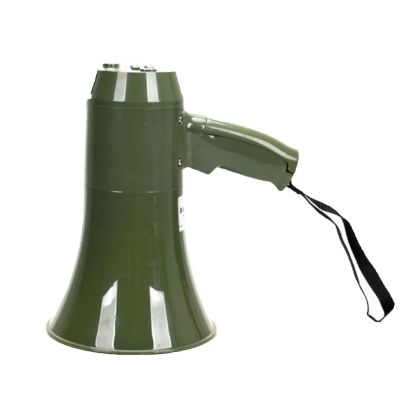 YMPFDGPW Megaphone Handheld Megaphone Portable Megaphone Speaker 15W Camouflage Handheld Voice Amplifier with Volume Control Bullhorn for Safety Drills Bullhorn