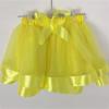 Tutu for Toddler Girls Layered Tulle Tutu Princess Ballet Dress Kid Tutu Skirt Hairbow Tutu Skirts (Yellow, 4-12 Years) view 2